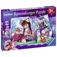 Ravensburger pusle 3x49 tk Imeline maailm цена и информация | Пазлы | kaup24.ee