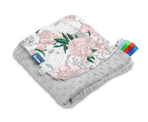 Sensillo одеяло для младенцев Цветы, 75 x 100 cm, серый цена и информация | Одеяла | kaup24.ee