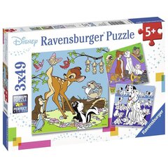 Ravensburger пазл 3x49 шт персонажи Диснея цена и информация | Пазлы | kaup24.ee
