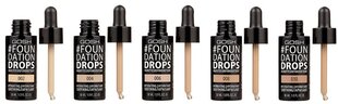 Gosh Foundation Drops  тональный крем 30 ml, 010 Tan цена и информация | Пудры, базы под макияж | kaup24.ee