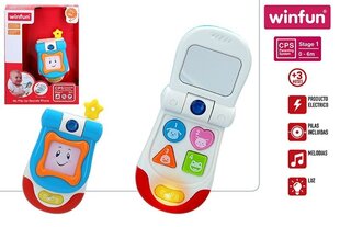 WinFun Beebi klapiga telefon, heli ja valgusega цена и информация | Игрушки для малышей | kaup24.ee