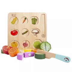 Деревянный пазл Classic World Vegetable Cutting Set цена и информация | Игрушки для малышей | kaup24.ee