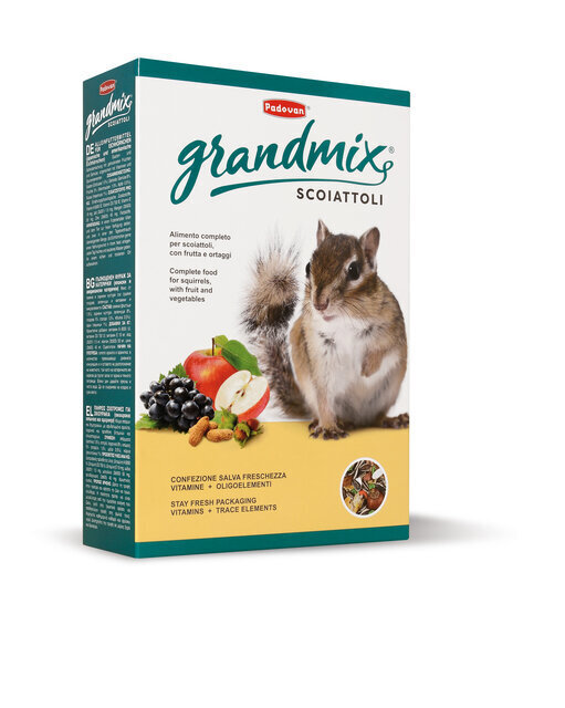 Toit oravatele PD Grandmix Scoiattoli PP00188, 750 g hind ja info | Toit väikeloomadele | kaup24.ee