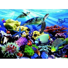 Ravensburger pusle 200 tk Ookeani kilpkonnad hind ja info | Pusled | kaup24.ee
