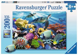 Пазл Ravensburger 200 деталей Океанские черепахи цена и информация | Пазлы | kaup24.ee