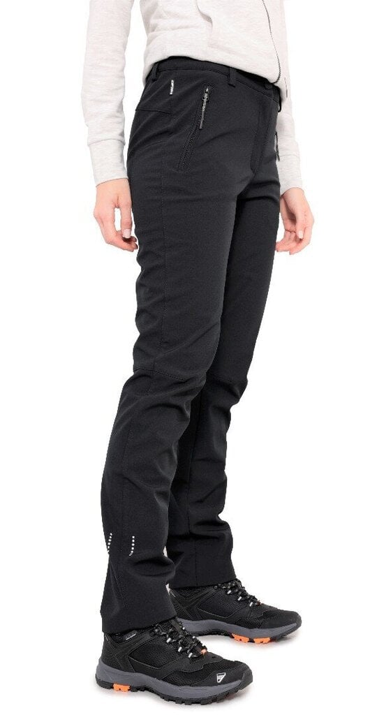 Icepeak naiste softshell püksid ARGONIA, must hind ja info | Naiste püksid | kaup24.ee