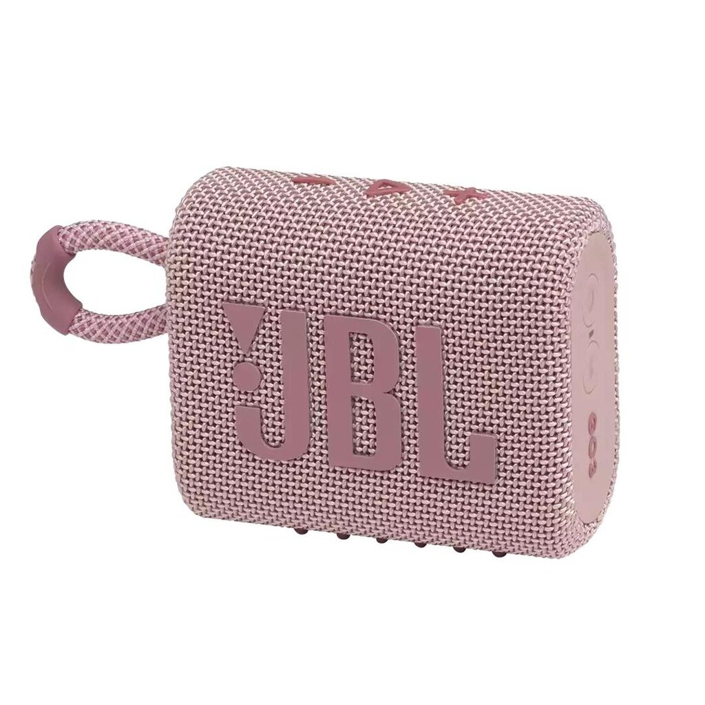 JBL Go 3 JBLGO3PINK цена и информация | Kõlarid | kaup24.ee