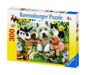Ravensburger pusle 300 tk Õnnelikud loomad hind ja info | Pusled | kaup24.ee