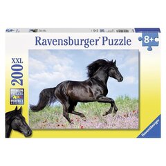 Ravensburger pusle 200 tk Must ratsu hind ja info | Pusled | kaup24.ee