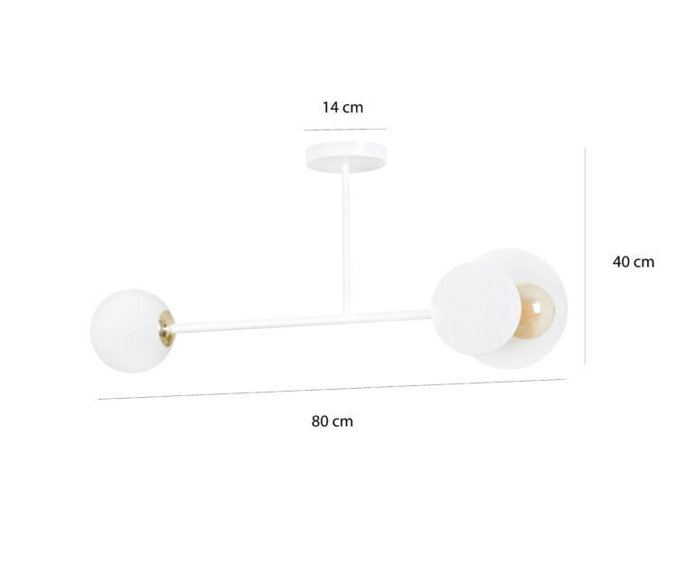 Emibig laevalgusti Minerva 2 White hind ja info | Rippvalgustid | kaup24.ee