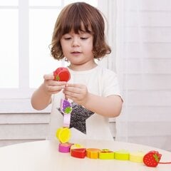 Kokkupandavad klotsid "Puuviljad" hind ja info | Imikute mänguasjad | kaup24.ee