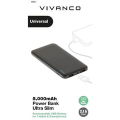 Vivanco akupank Slim 5000mAh (38857) hind ja info | Akupangad | kaup24.ee