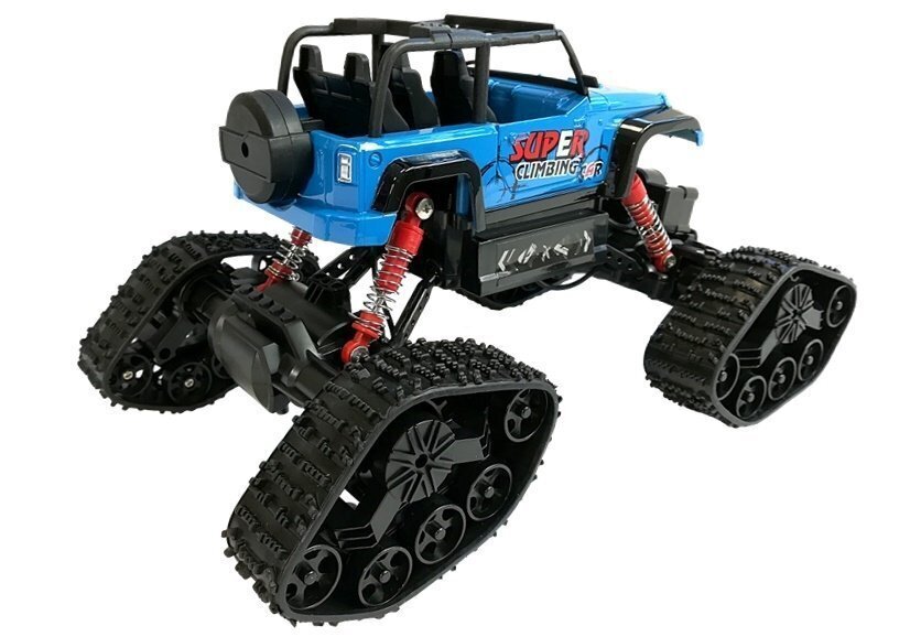 Raadioteel juhitav auto 4x4, sinine hind ja info | Poiste mänguasjad | kaup24.ee