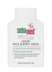 SebaMed Sensitive Skin Face & Body Wash жидкое мыло 200 мл цена и информация | Масла, гели для душа | kaup24.ee