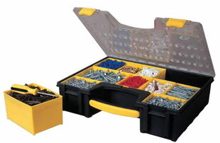 Sortimendikohver 8 eemaldatava karbikuga L hind ja info | Tööriistakastid, tööriistahoidjad | kaup24.ee