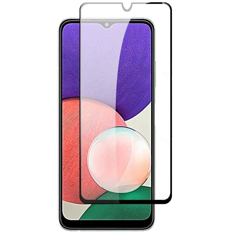 Fusion 5D glass karastatud klaas kaetud raamiga Samsung A226 Galaxy A22 5G must цена и информация | Ekraani kaitsekiled | kaup24.ee