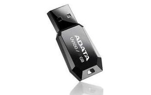 USB-mälupulk Adata UV100, 8 GB, USB 2.0, must hind ja info | Mälupulgad | kaup24.ee