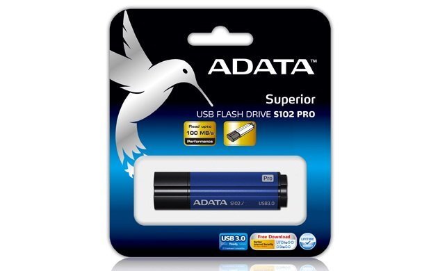 Mälupulk A-data Elite S102 Pro 64GB, USB 3.0, sinine цена и информация | Mälupulgad | kaup24.ee
