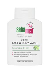 SebaMed Sensitive Skin Face & Body Wash vedelseep 200 ml цена и информация | Масла, гели для душа | kaup24.ee