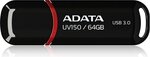 Flashdrive Adata DashDrive UV150 64 GB USB3 90/20MBs, Black