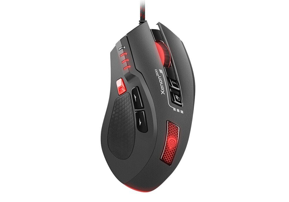 Genesis Xenon 200 NMG-0880 Optical Mouse, Wired, No, Gaming Mouse, Black цена и информация | Hiired | kaup24.ee