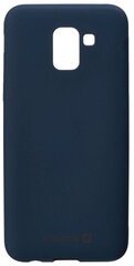 Tagakaaned Evelatus  Samsung J6 2018 J600 Silicone Case  Midnight Blue hind ja info | Telefoni kaaned, ümbrised | kaup24.ee