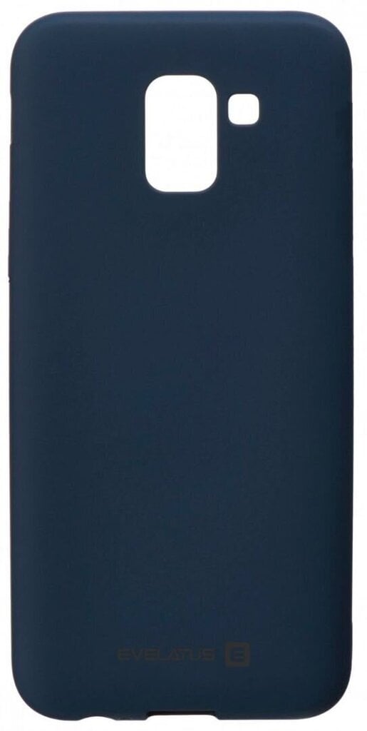 Tagakaaned Evelatus  Samsung J6 2018 J600 Silicone Case  Midnight Blue цена и информация | Telefoni kaaned, ümbrised | kaup24.ee