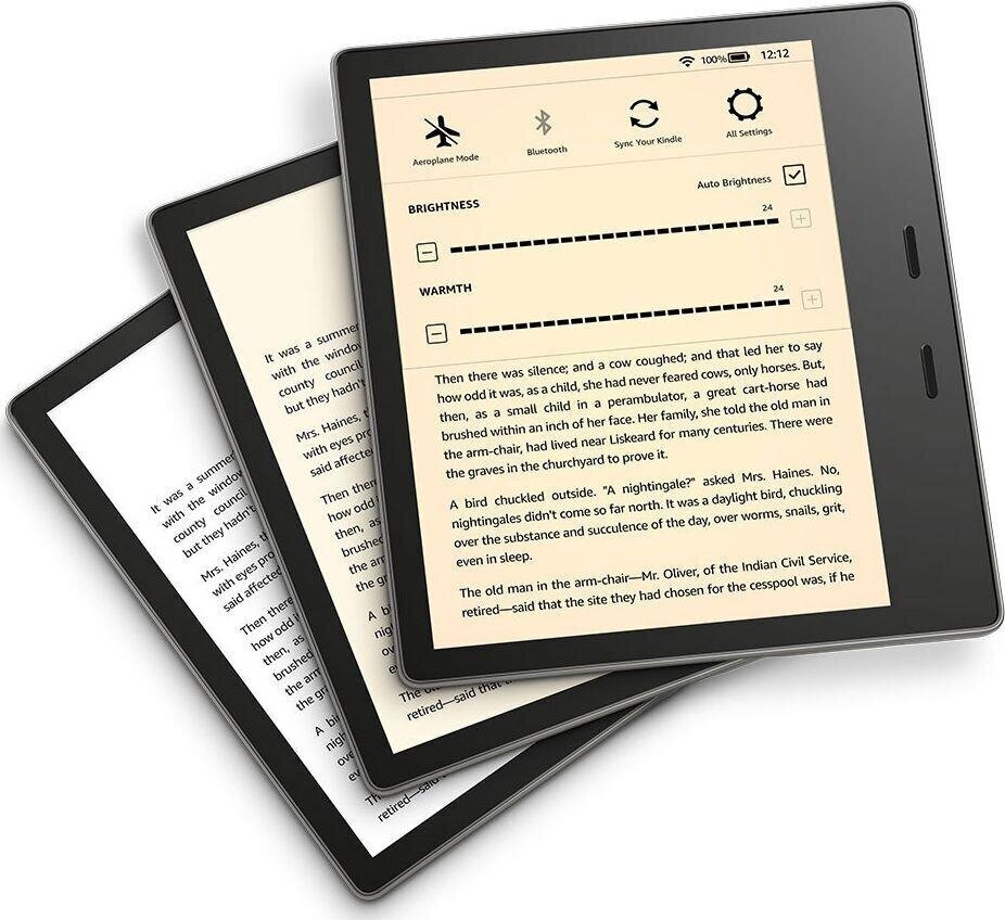 E-luger Amazon Kindle Oasis Gen 10 (2019) 8GB WiFi, hall hind ja info | E-lugerid | kaup24.ee