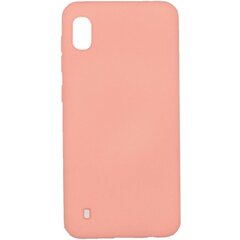 Tagakaaned Evelatus    Samsung    A10 Soft Touch Silicone    Beige hind ja info | Telefoni kaaned, ümbrised | kaup24.ee