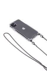 Evelatus iPhone 11 Pro Silicone TPU Transparent with Necklace Strap Pro Space Gray цена и информация | Чехлы для телефонов | kaup24.ee