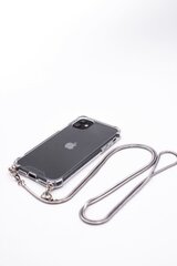 Evelatus iPhone 11 Pro Max Silicone TPU Transparent with Necklace Strap Silver цена и информация | Чехлы для телефонов | kaup24.ee