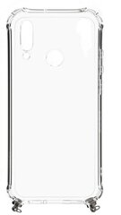 Evelatus Huawei P30 Lite Silicone TPU Transparent with Necklace Strap Silver цена и информация | Чехлы для телефонов | kaup24.ee