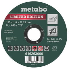 Диск пилы 125x1 мм Special Edition II Inox, Metabo цена и информация | Механические инструменты | kaup24.ee