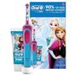 Elektriline hambahari ORAL-B Kids Frozen + hambapasta цена и информация | Elektrilised hambaharjad | kaup24.ee