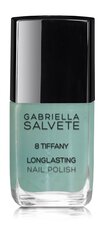 Gabriella Salvete Longlasting Enamel küünelakk 11 ml, 08 Tiffany hind ja info | Küünelakid, küünetugevdajad | kaup24.ee