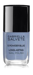 Gabriella Salvete Longlasting Enamel küünelakk 11 ml, 05 Powder Blue цена и информация | Лаки для ногтей, укрепители для ногтей | kaup24.ee