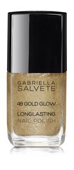 Gabriella Salvete Longlasting Enamel küünelakk 11 ml, 48 Gold Glow цена и информация | Лаки для ногтей, укрепители для ногтей | kaup24.ee