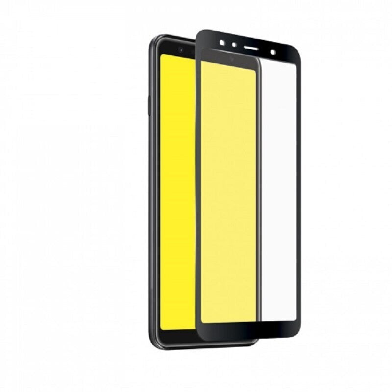 Samsung Galaxy A9 2018 Full Cover Screen Glass By SBS Black hind ja info | Ekraani kaitsekiled | kaup24.ee