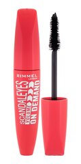 Rimmel London Scandal Eyes Volume On Demand ripsmetušš 12 ml, 001 Black hind ja info | Ripsmetušid, lauvärvid, silmapliiatsid, seerumid | kaup24.ee