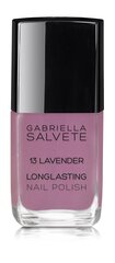 Gabriella Salvete Longlasting Enamel küünelakk 11 ml, 13 Lavender hind ja info | Küünelakid, küünetugevdajad | kaup24.ee