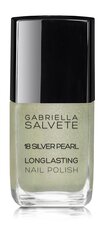 Gabriella Salvete Longlasting Enamel küünelakk 11 ml, 18 Silver Pearl цена и информация | Лаки для ногтей, укрепители для ногтей | kaup24.ee