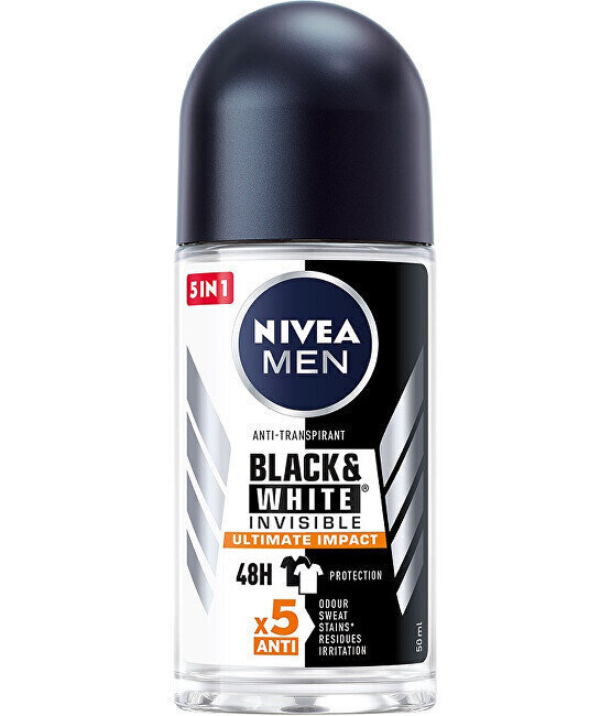 Nivea Men Invisible For Black & White Ultimate Impact antiperspirant meestele 50 ml hind ja info | Deodorandid | kaup24.ee