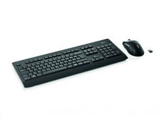 Juhtmevaba klaviatuur + hiir Fujitsu LX960 , ENG, must hind ja info | Klaviatuurid | kaup24.ee