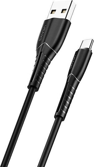 Usams U35 Data Cable Type-C 1m Black hind ja info | Mobiiltelefonide kaablid | kaup24.ee