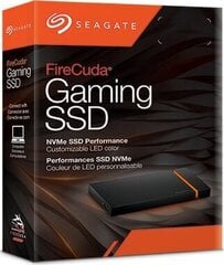 Mänguri 2TB USB-C SSD väline kõvaketas Seagate FireCuda Gaming, STJP2000400 цена и информация | Жёсткие диски (SSD, HDD) | kaup24.ee