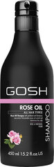 GOSH Rose Oil Hair šampoon 450 ml цена и информация | Шампуни | kaup24.ee