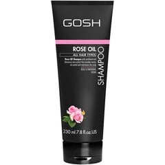 GOSH Rose Oil Hair šampoon 230 ml цена и информация | Шампуни | kaup24.ee