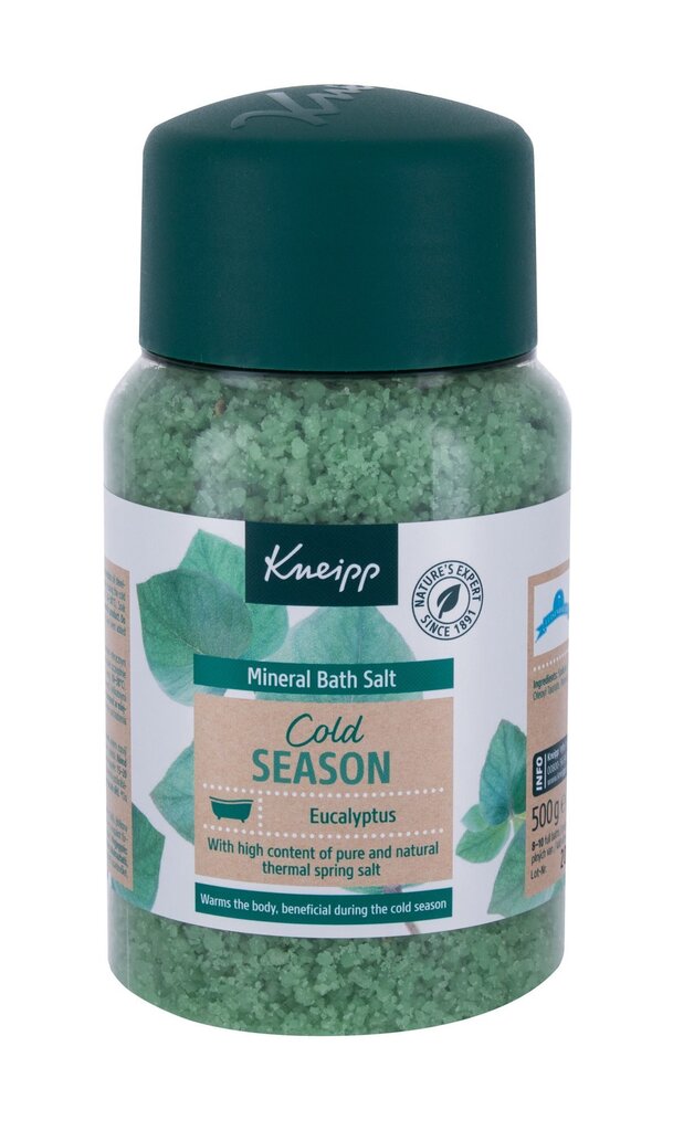 Kneipp Mineral Bath Salt Cold Season vannisool 500 g цена и информация | Dušigeelid, õlid | kaup24.ee