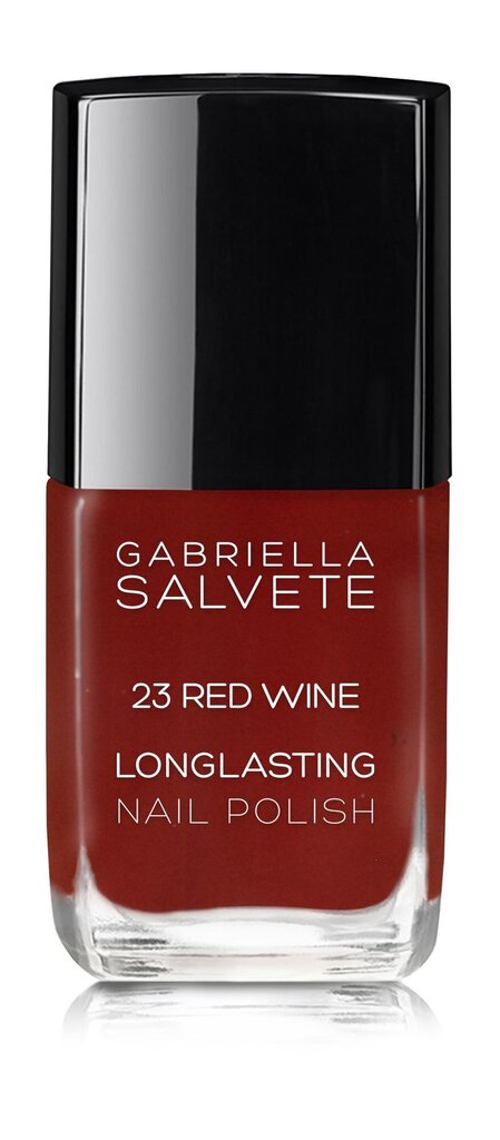 Gabriella Salvete Longlasting Enamel küünelakk 11 ml, 23 Red Wine hind ja info | Küünelakid, küünetugevdajad | kaup24.ee