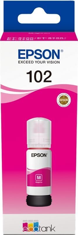 EPSON 102 EcoTank Magenta ink bottle цена и информация | Tindiprinteri kassetid | kaup24.ee